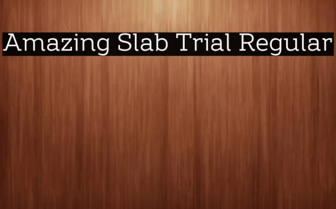 Amazing Slab Trial Regular Example 3