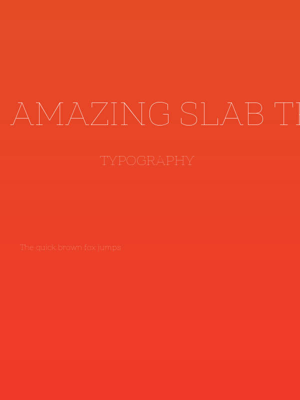 Amazing Slab Trial Thin Poster