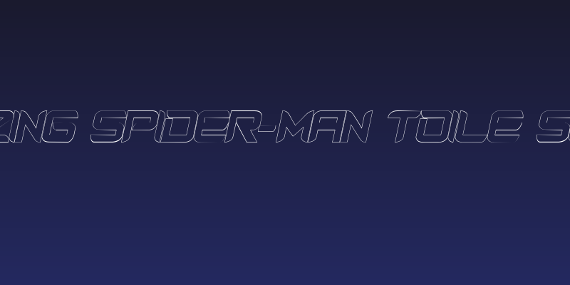 Amazing Spider-Man toile slant Social Header
