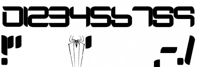 Amazing Spider Man Font Alte caractere