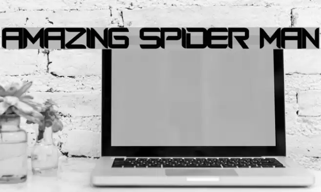 Amazing Spider Man Font examples