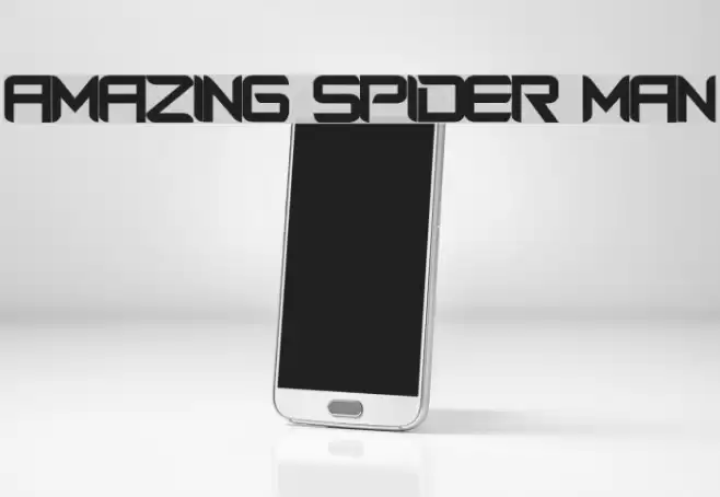 Amazing Spider Man Font examples