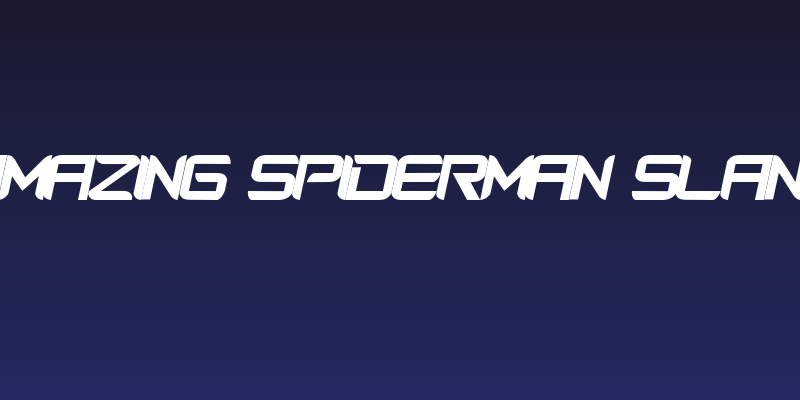 Amazing SpiderMan slant Social Header