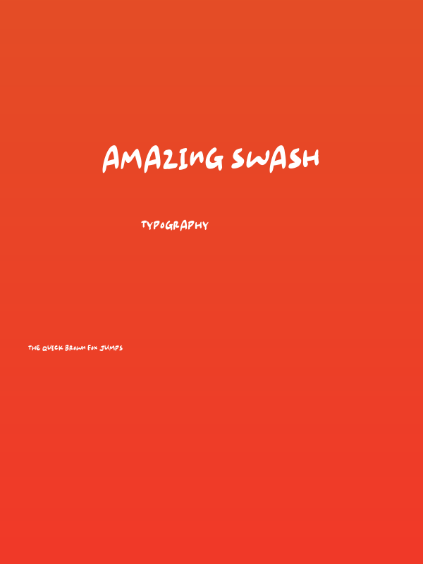 Amazing Swash Poster