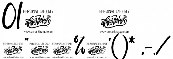 Amazing Sweety Font OTHER CHARS