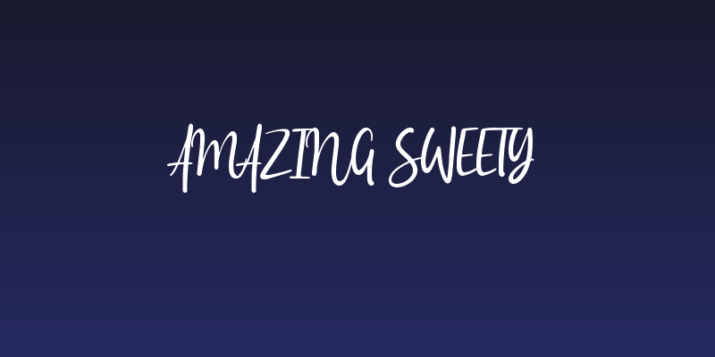 Amazing Sweety Social Header