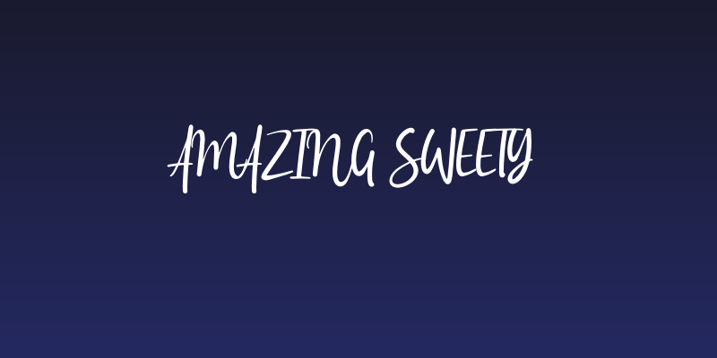 Amazing Sweety Social Header