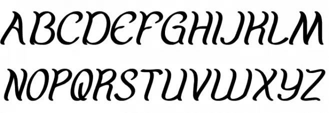 Amazing Symphony Bold Italic 字体 大写