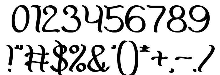 Amazing Symphony Bold Font OTHER CHARS