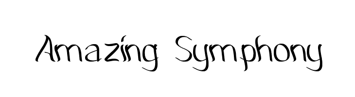 Amazing Symphony Font
