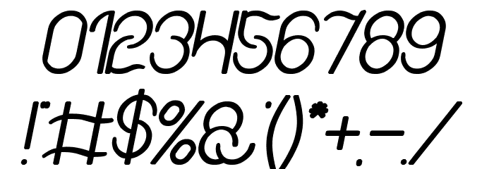 Amazing sound Bold Italic Font OTHER CHARS
