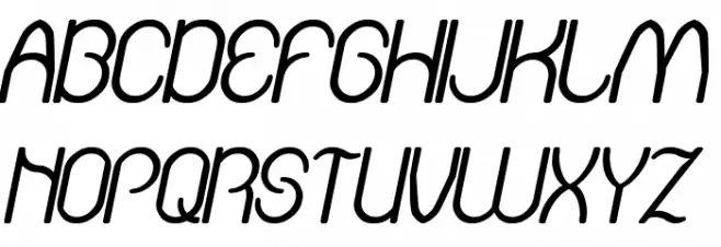 Amazing sound Bold Italic Fonte MAIÚSCULAS