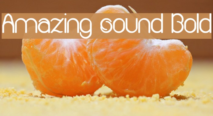 Amazing sound Bold Example 1