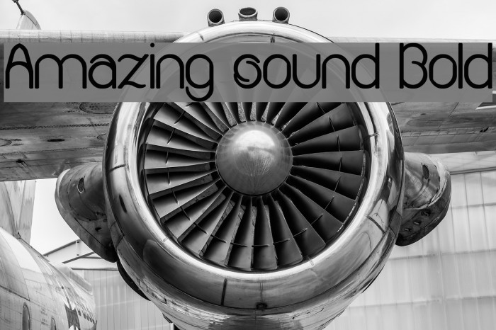 Amazing sound Bold Example 2