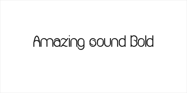 Amazing sound Bold Logo
