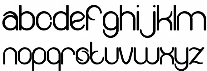 Amazing sound Bold Font LOWERCASE
