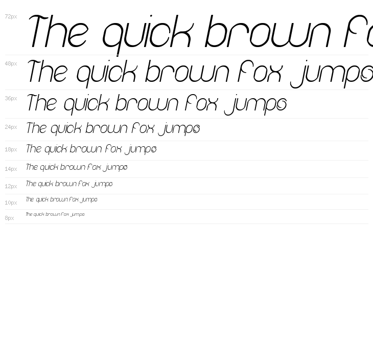 Amazing sound Italic Waterfall