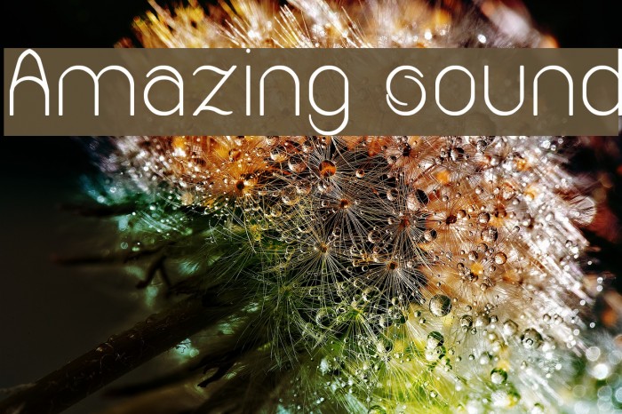 Amazing sound Font examples