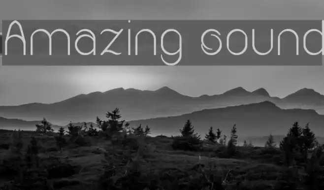 Amazing sound Font examples