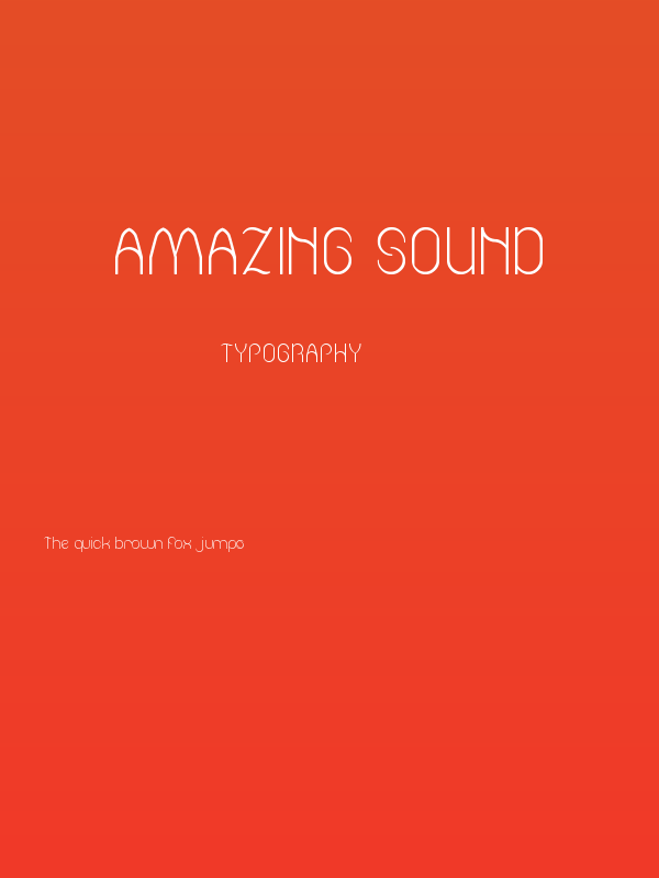 Amazing sound Poster
