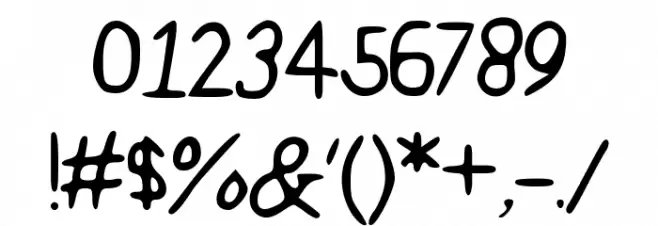 AmazingBasic Font OTHER CHARS