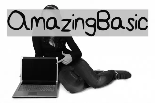AmazingBasic Font examples