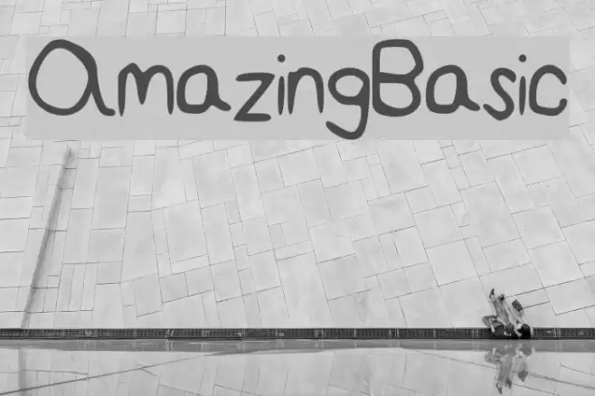 AmazingBasic Font examples