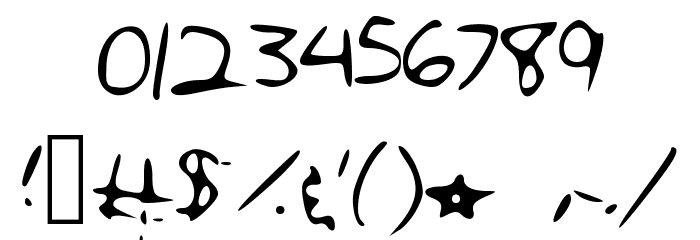 AmazingButnotAWESOME Font OTHER CHARS