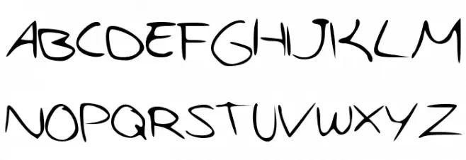 AmazingButnotAWESOME Schriftart Groß