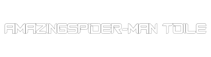 AmazingSpider-Man toile  baixar fontes gratis
