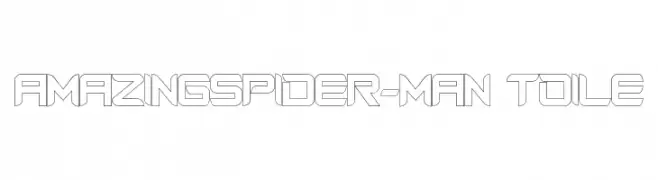 AmazingSpider-Man toile  免费字体下载