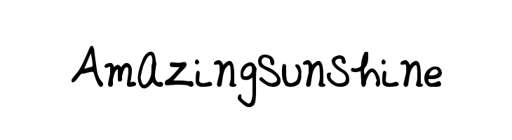 AmazingSunshine  baixar fontes gratis