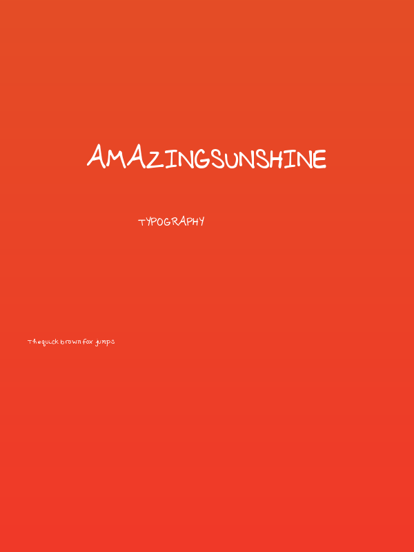 AmazingSunshine Poster
