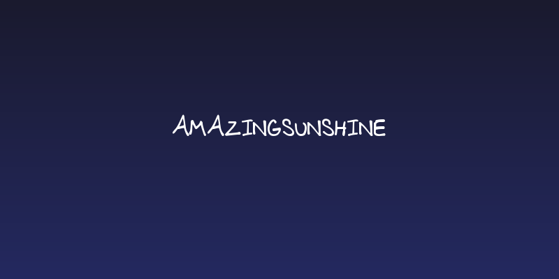 AmazingSunshine Social Header