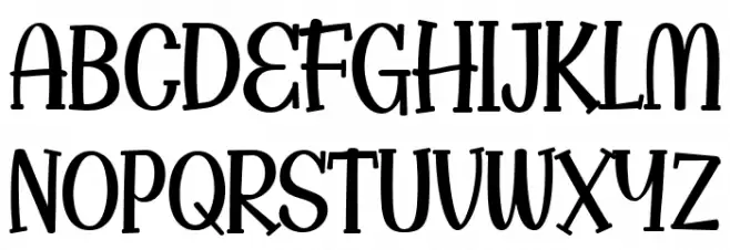 Amazingly Beautiful Regular 字体 大写