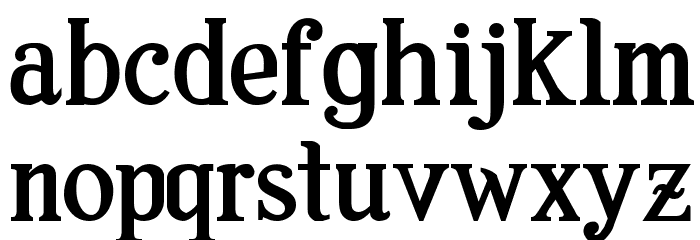Amazónica Std Bold Font LOWERCASE