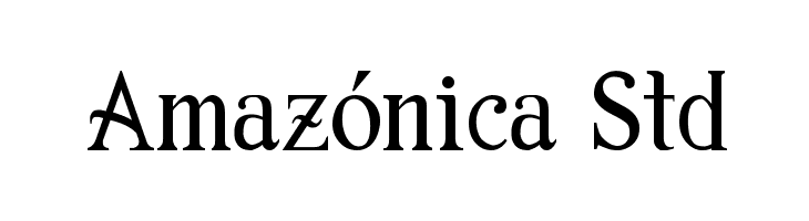 Amazónica Std  Скачать бесплатные шрифты