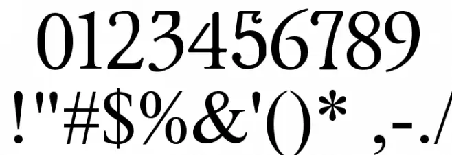 Amazónica Std Font OTHER CHARS