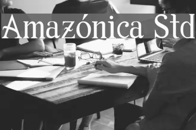 Amazónica Std Font examples