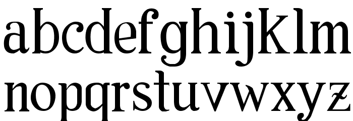 Amazónica Std Font LOWERCASE