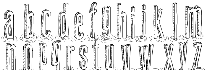 Amazon Palafita Font LOWERCASE