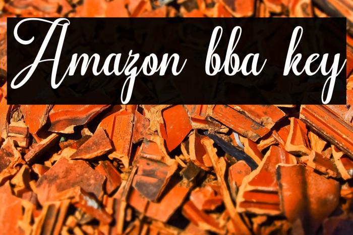 Amazon bba key Example 1
