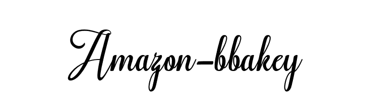 Amazon-bbakey  Frei Schriftart Herunterladen