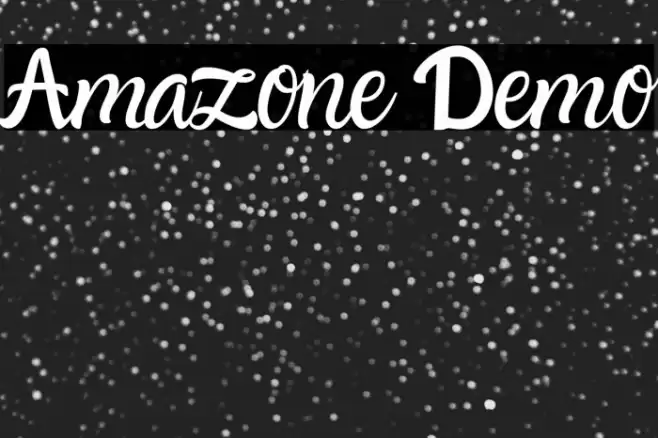 Amazone Demo Font examples