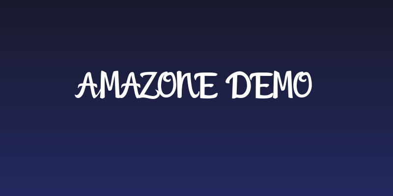 Amazone Demo Social Header