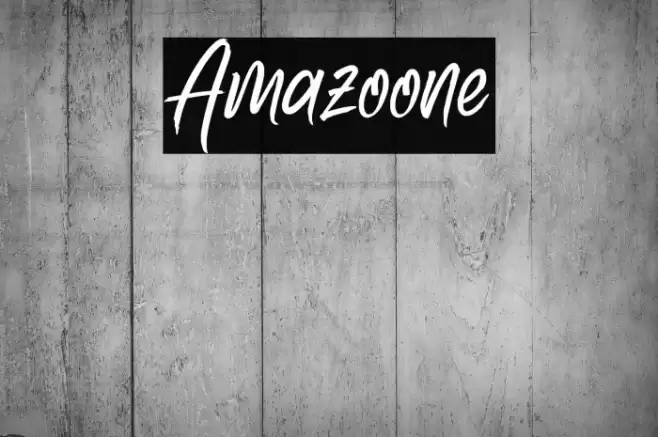 Amazoone Font examples