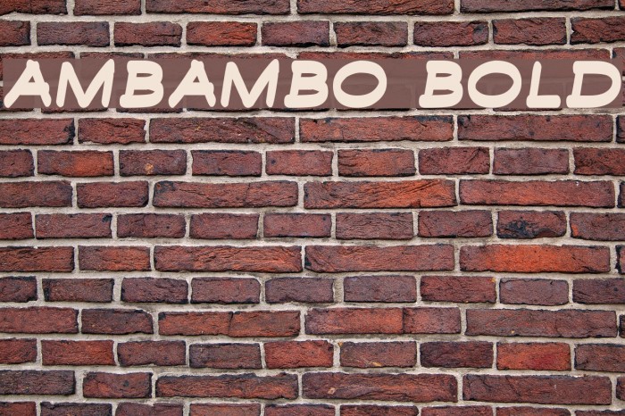 Ambambo Bold Example 2