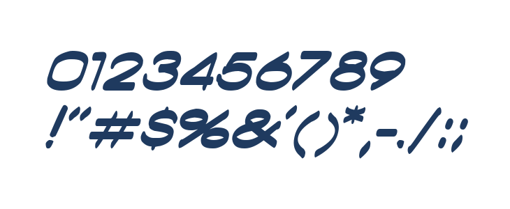 Ambambo Italic Other Characters