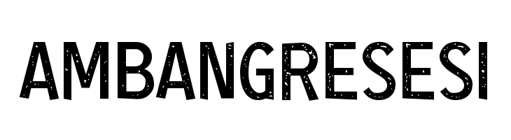 Ambang Resesi  免费字体下载