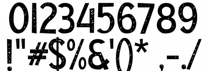 Ambang Resesi Font OTHER CHARS